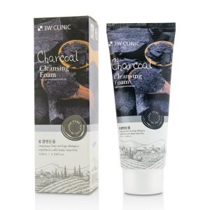 3W Clinic Charcoal Cleansing Foam Facewash