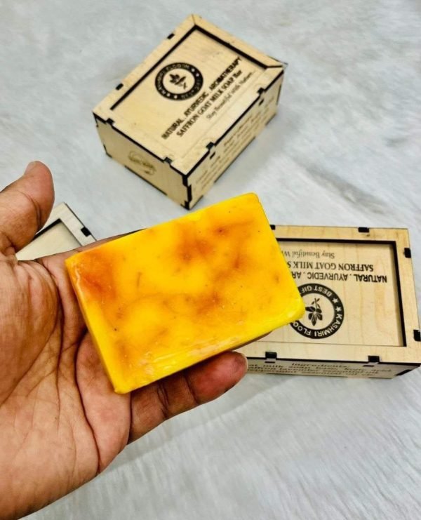 Premium Saffron Goat milk Soap - Image 3