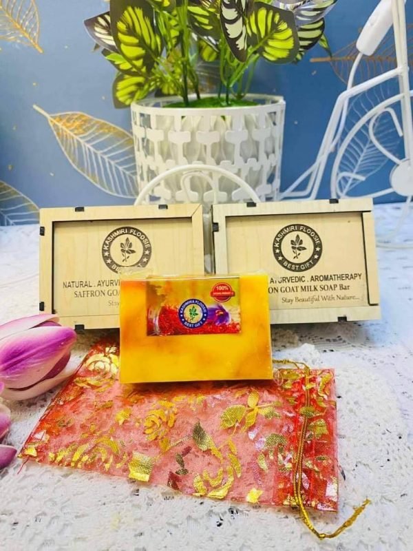 Premium Saffron Goat milk Soap