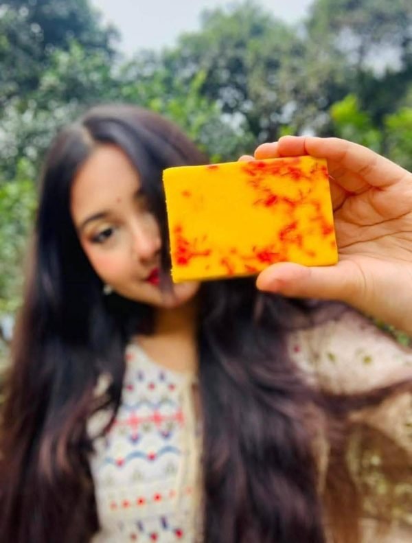 Premium Saffron Goat milk Soap - Image 2