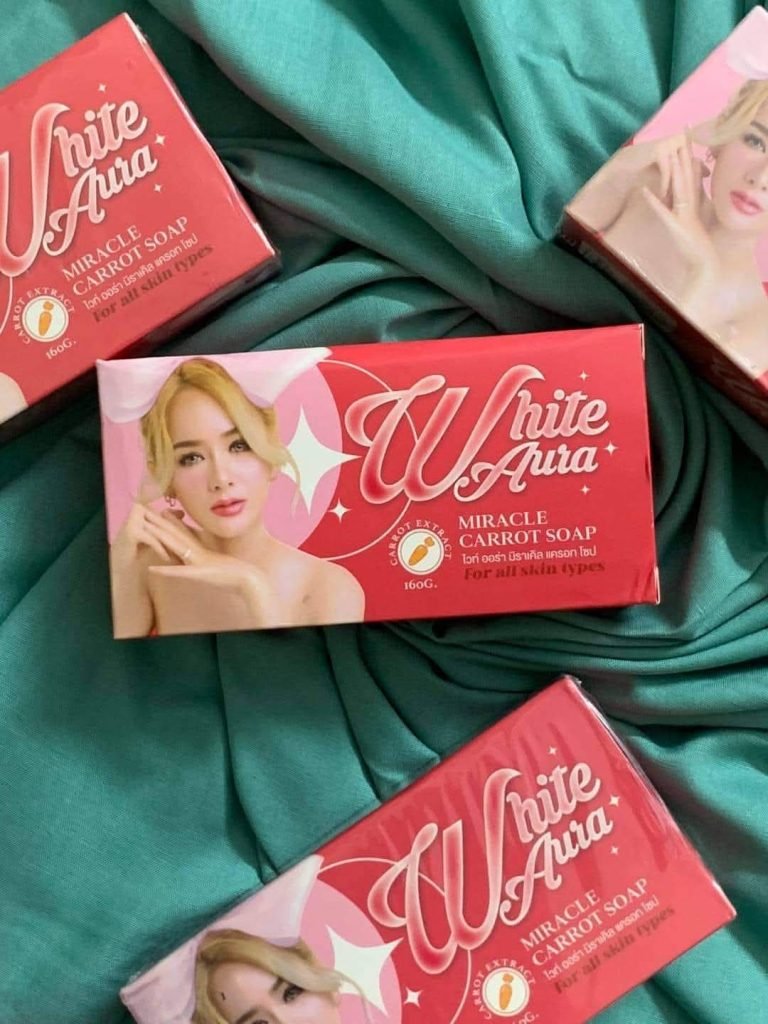 White Aura Miracle Carrot Soap